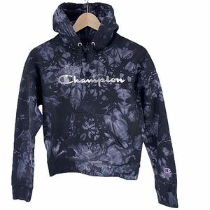 Champion Tie Dye Reverse Weave Silver Foil Spellout Logo Hoodie Size X-Small